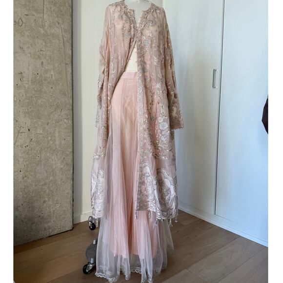 Elan Pakistani Designer Gharara Suit Size/Small - Picture 2 of 11